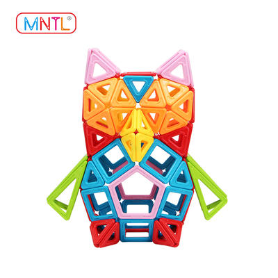 MNTL 100 PCS Magnetic Blocks with Wheels, Magnetic Building Toys A8164 Set