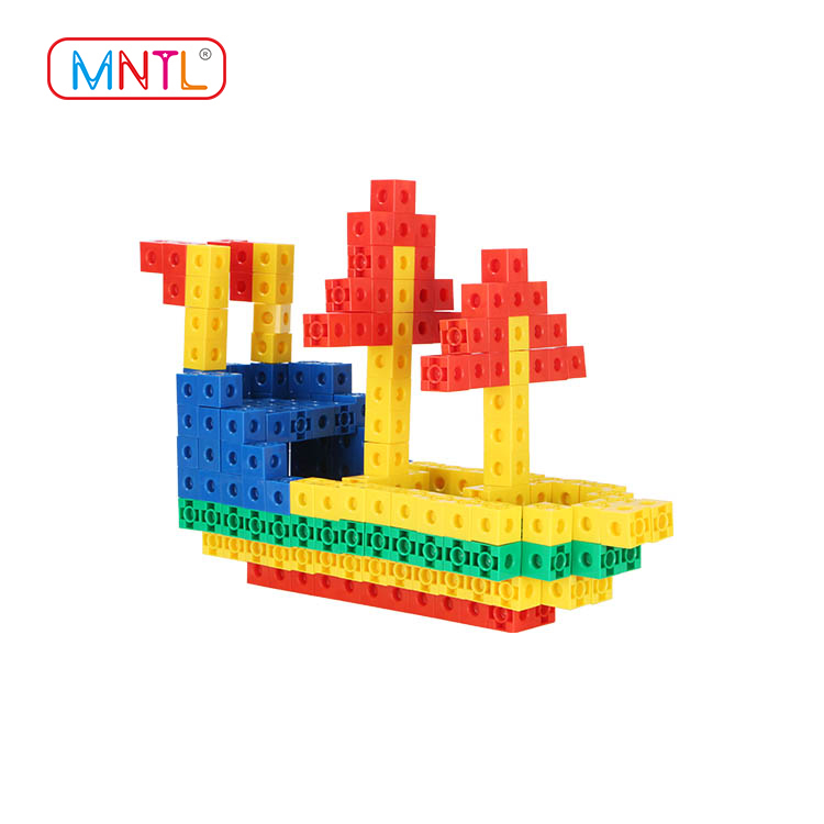MNTL 300Pcs Kids Safety ABS Plastic Blocks Multi-color Educational Building Blocks Toys H8104