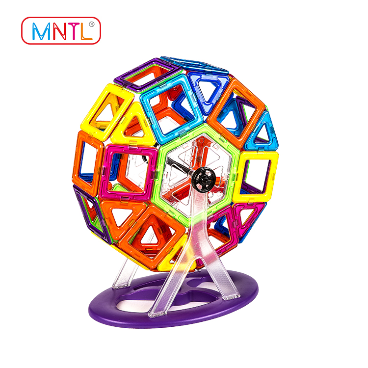 MNTL 46 Pieces A8101 Classic Ferries Wheels Set Creative Magnetic Building Blocks for Kids Toddlers