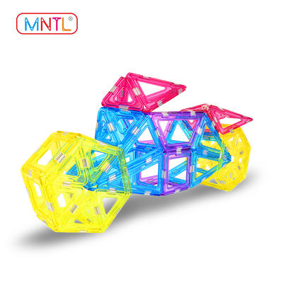 MNTL Magnetic Construction Blocks A8211 68 Pieces STEM Educational Toy Kit For Preschool Toddlers & Children